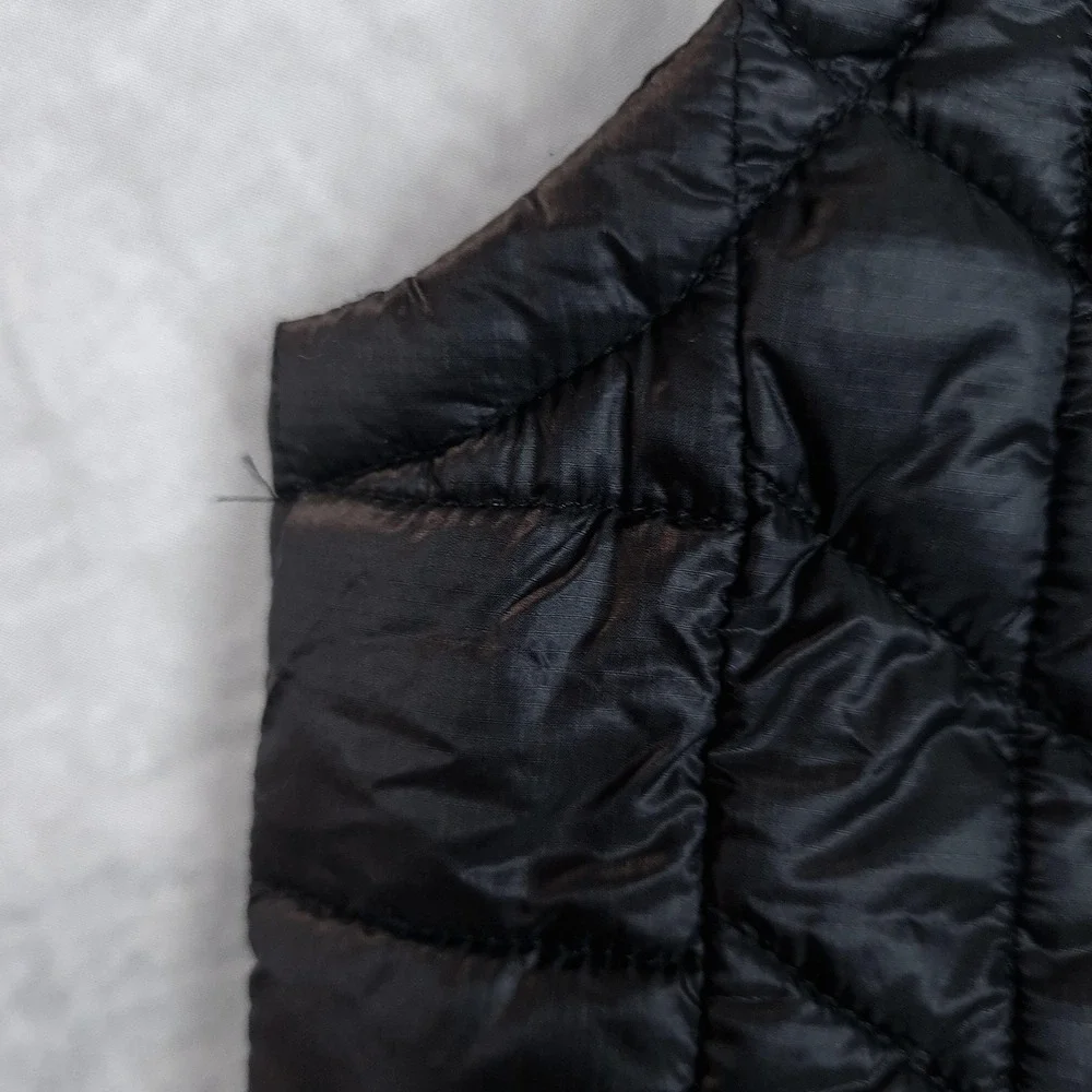 The North Face Vest Mens Medium Black ThermoBall Eco Quilted Nuix Logo Insulated